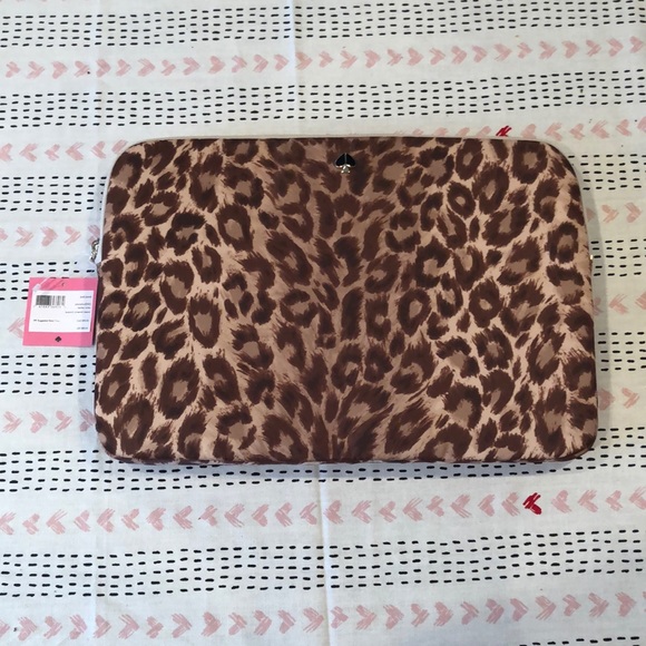 kate spade Accessories - Kate Spade leopard print laptop case. NWT